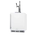 Summit SBC58WHBIADACMTWIN 23 5/8" Draft Cold Brew & Nitro Coffee Dispenser - (1) Column & (2) Taps, White, 115v thumbnail 2