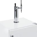 Summit SBC58WHBIADACMTWIN 23 5/8" Draft Cold Brew & Nitro Coffee Dispenser - (1) Column & (2) Taps, White, 115v thumbnail 3