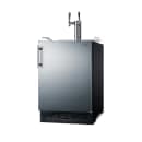 Summit SBC7BRSCF2 24" Draft Cold Brew Coffee Dispenser - (1) Column & (2) Taps, Stainless, 115v thumbnail 2