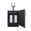 Summit SBC7BRSNCF2 24" Draft Nitro Coffee Dispenser - (1) Column & (2) Taps, Stainless, 115v thumbnail 4