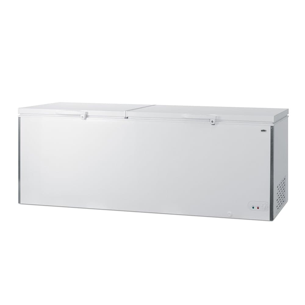 Summit SCFM252WH 91 1/4" Mobile Chest Freezer - White, 115v