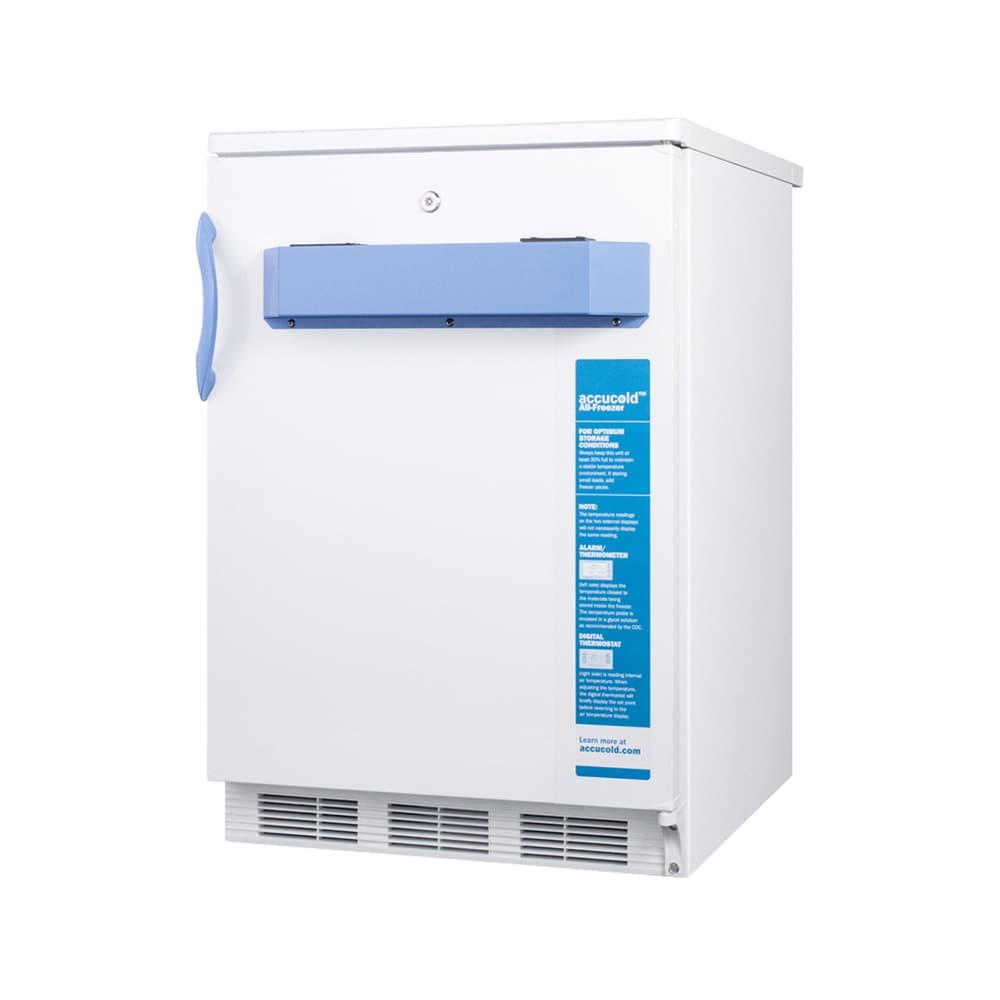 Accucold 24" One-Section Undercounter Pharmaceutical Freezer - White, 115v (VT65MLBIMED2)