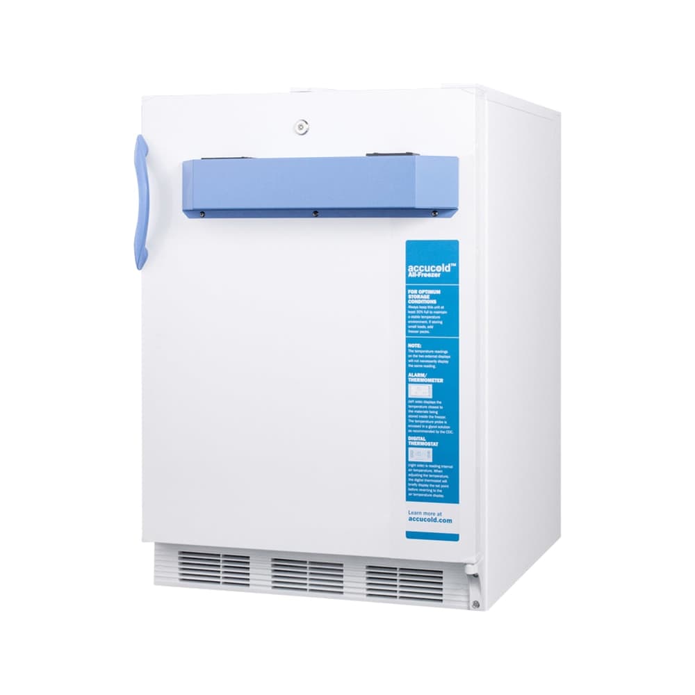 Accucold 24" One-Section Undercounter Pharmaceutical Freezer - White, 115v (VT65MLBIMED2ADA)