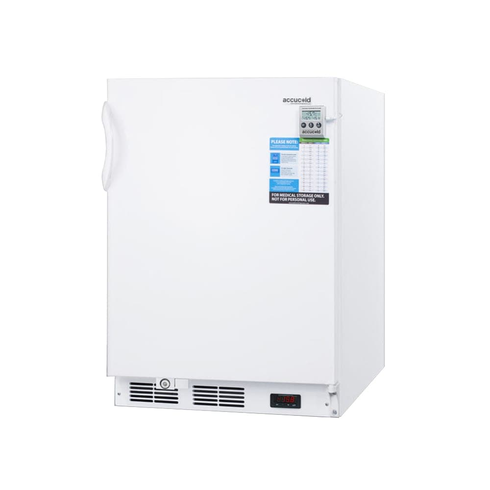 Accucold 24" One-Section Undercounter Vaccine Storage Freezer - White, 115v (VT65MLBIVACADA)