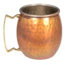 American Metalcraft ACMH 14 oz Moscow Mule Mug - Hammered, Copper thumbnail 2