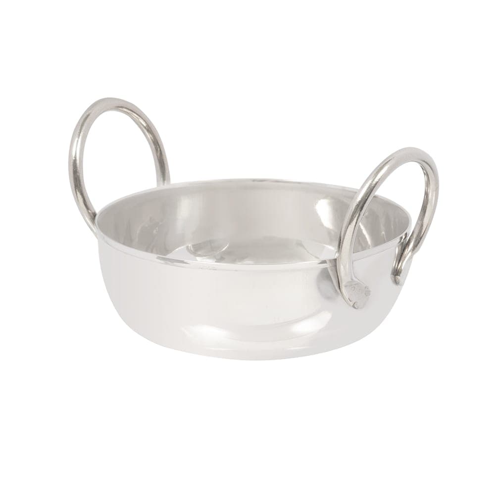 American Metalcraft BD35 10 oz Round Balti Dish, Stainless