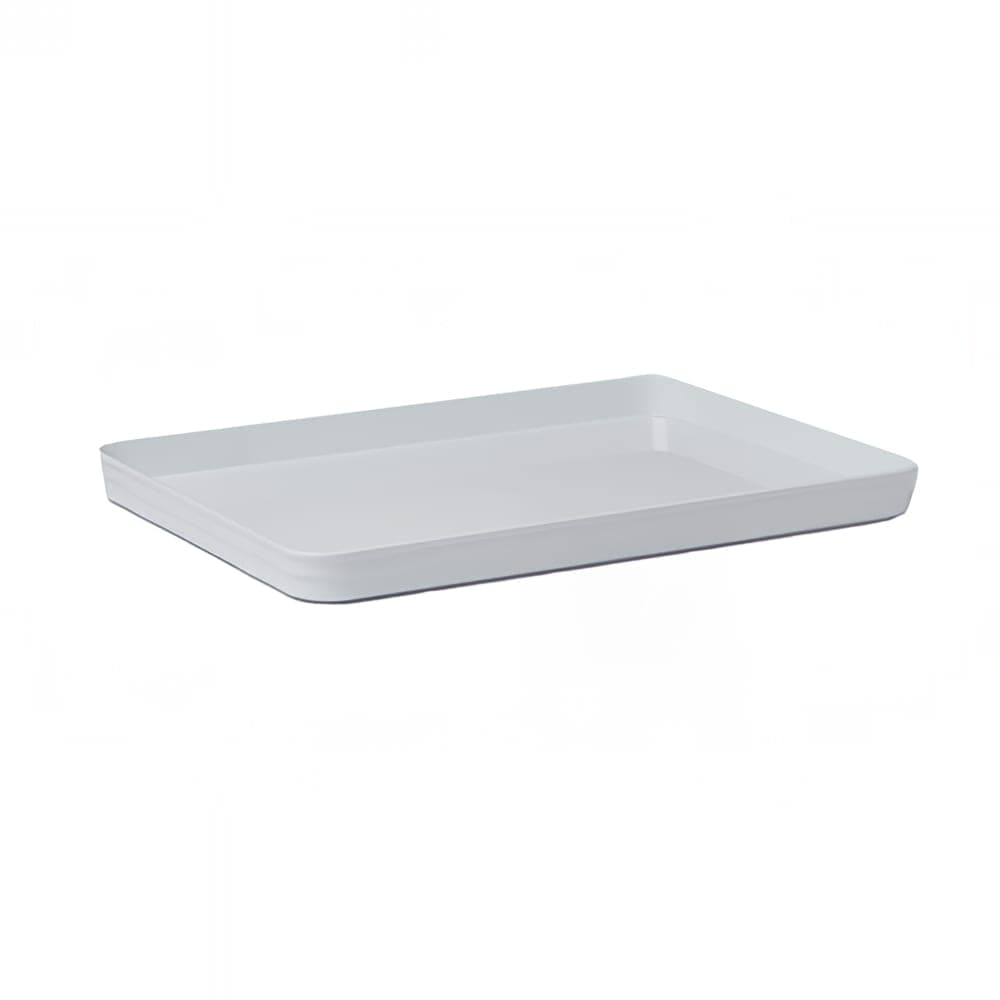 American Metalcraft BL14W 14 1/4" x 10 1/2" Rectangular Lid/Platter for B14W - Plastic, White