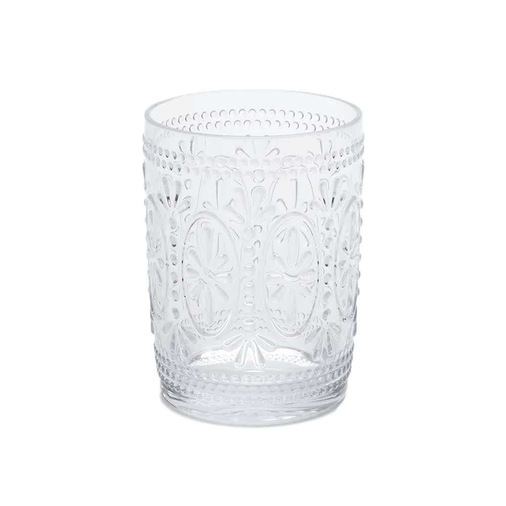 American Metalcraft BLR14 14 oz Lilli Double Old Fashioned Glass - Tritan Plastic, Clear