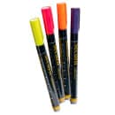 American Metalcraft BLSMA100V4TR Mini Tip Chalk Markers, Assorted Tropical Colors thumbnail 2