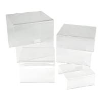 American Metalcraft BRS2 4 Piece Riser Set, Black Acrylic thumbnail 2