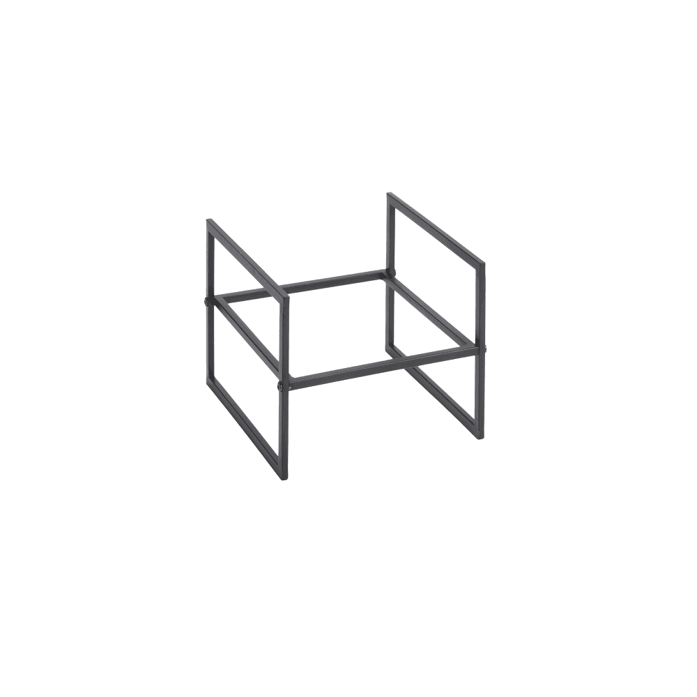 American Metalcraft BRT1 10" Square Display Riser - 8"H, Black Twilight