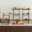 American Metalcraft BRT1 10" Square Display Riser - 8"H, Black Twilight thumbnail 3