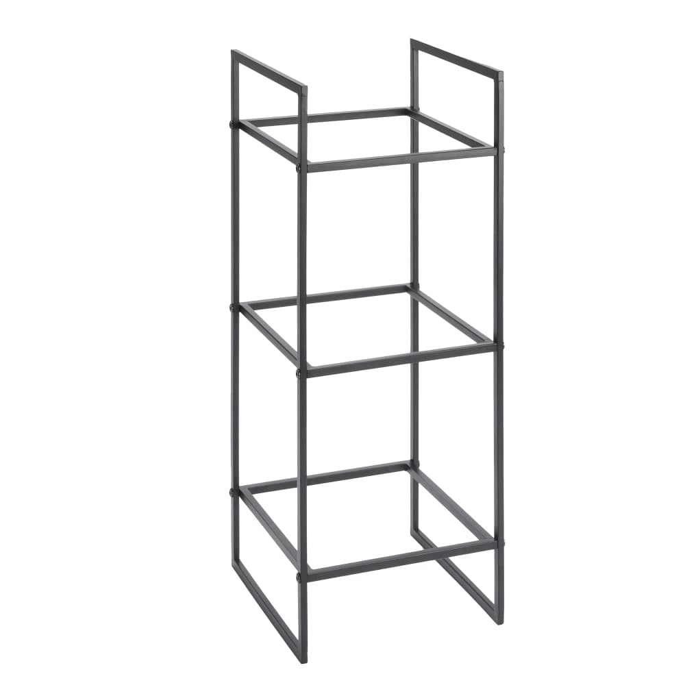 American Metalcraft BRT3 10" Square Display Riser - 25 1/2"H, Black Twilight