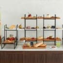 American Metalcraft BRT3 10" Square Display Riser - 25 1/2"H, Black Twilight thumbnail 3