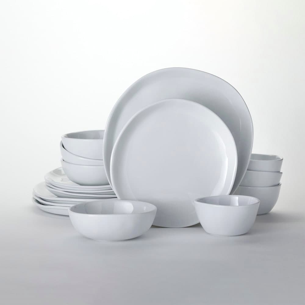 American Metalcraft CDS16CL 16 Piece Melamine Dinnerware Set, Cloud