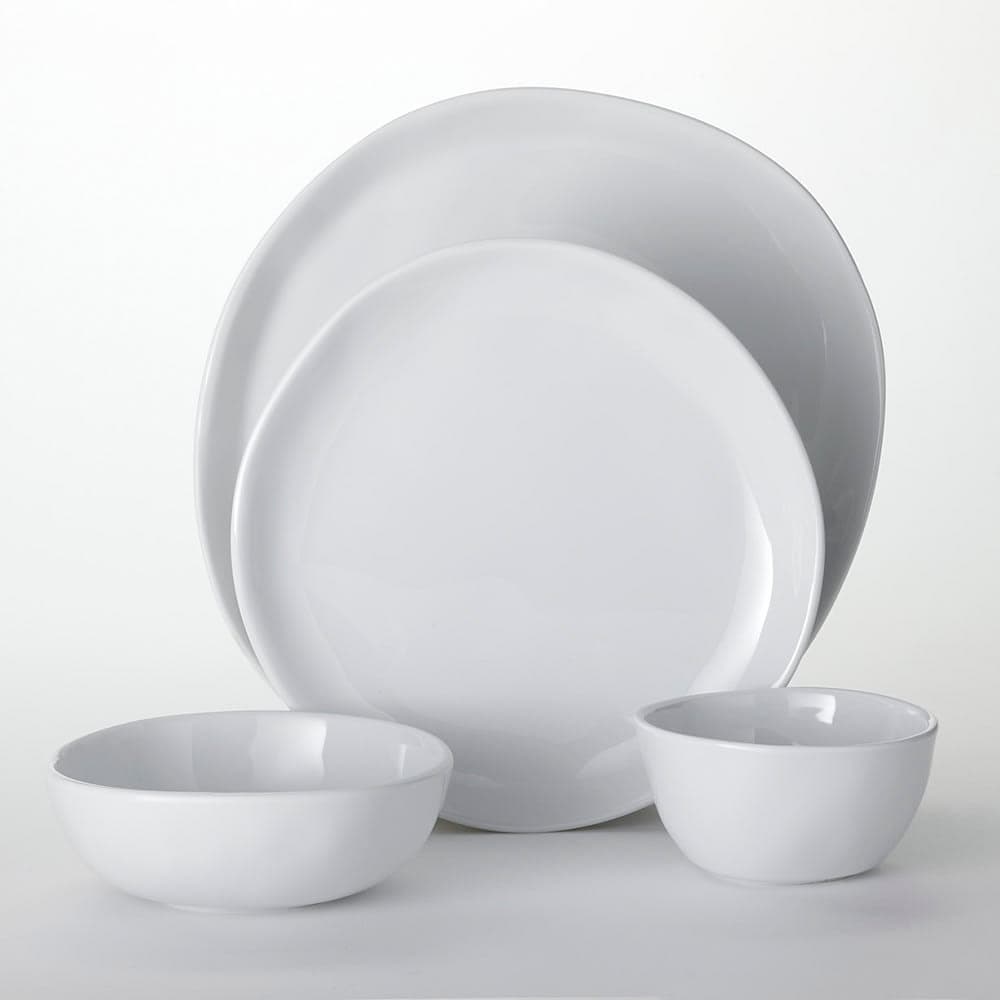American Metalcraft CIPSCL 4 Piece Melamine Individual Place Setting, Cloud