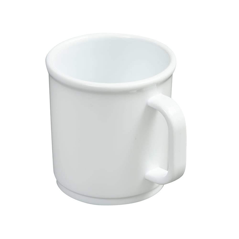 American Metalcraft CM12CL 12 oz Mug - Plastic, Cloud White