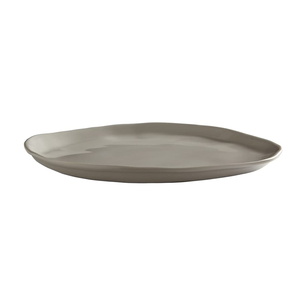 American Metalcraft CP10SH 11 1/8" Round Melamine Dinner Plate, Shadow