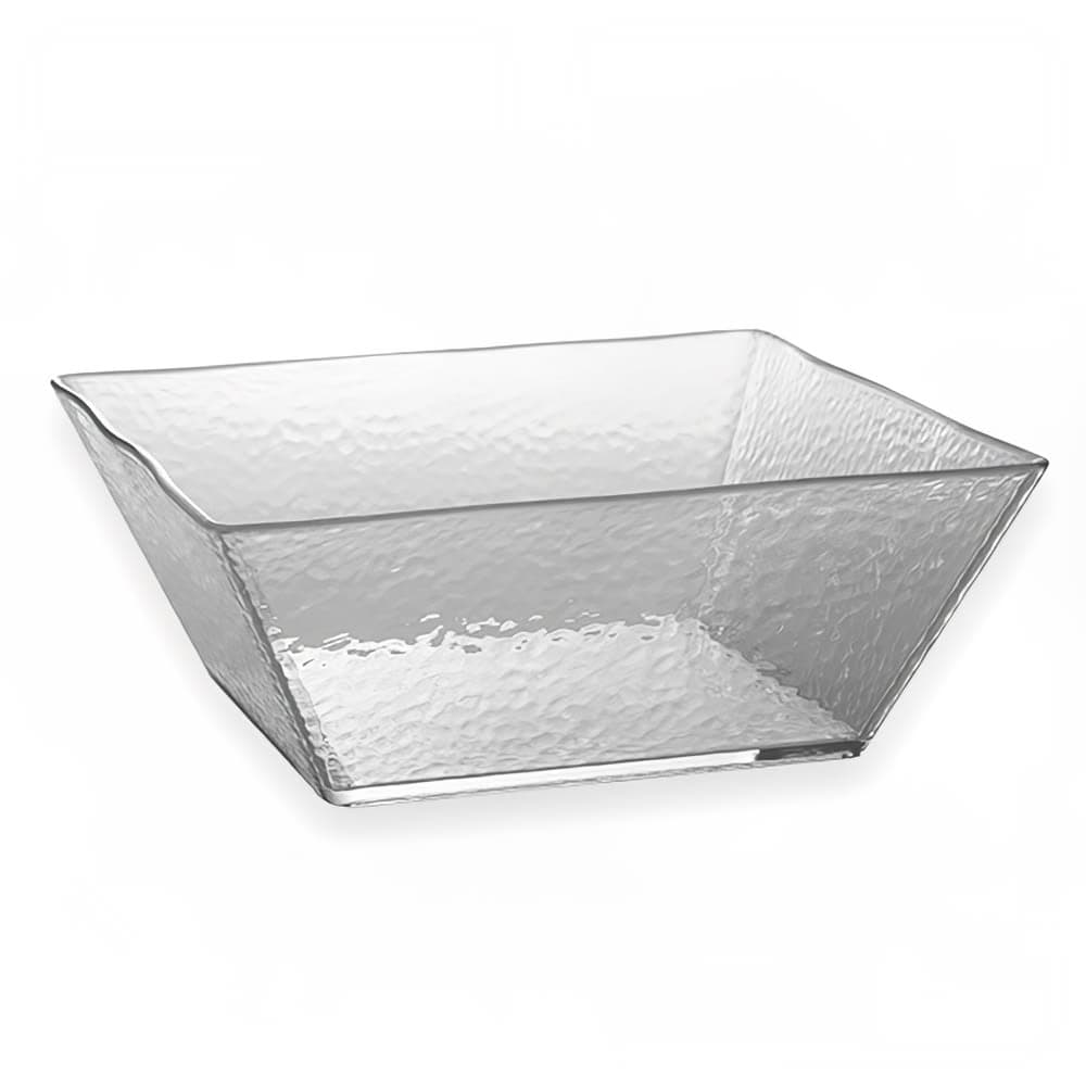 American Metalcraft CRGSQ117 12" Square Rain Bowl, 228 oz, Styrene, Clear