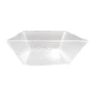 American Metalcraft CRGSQ94 9 1/2" Square Rain Bowl, 125 oz, Styrene, Clear thumbnail 2