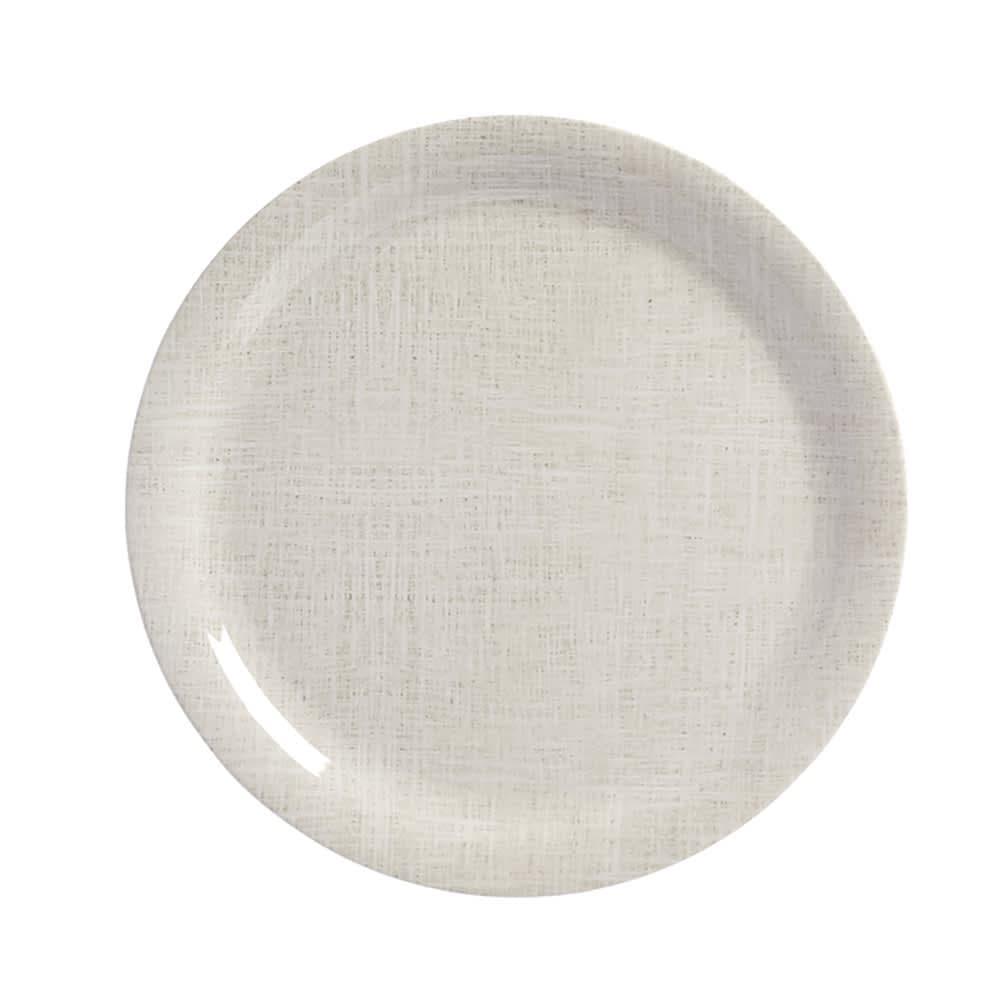 American Metalcraft DPN10LN 10" Round Melamine Plate, Linen