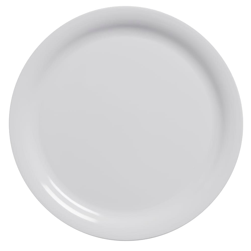American Metalcraft DPN10WH 10" Round Melamine Jane Plate - White