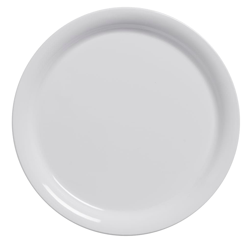 American Metalcraft DPN7WH 7" Round Melamine Jane Plate - White