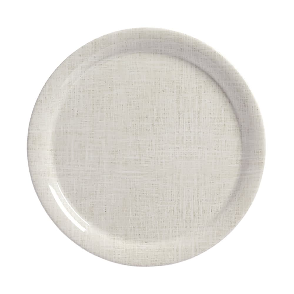 American Metalcraft DPN9LN 9" Round Melamine Plate, Linen