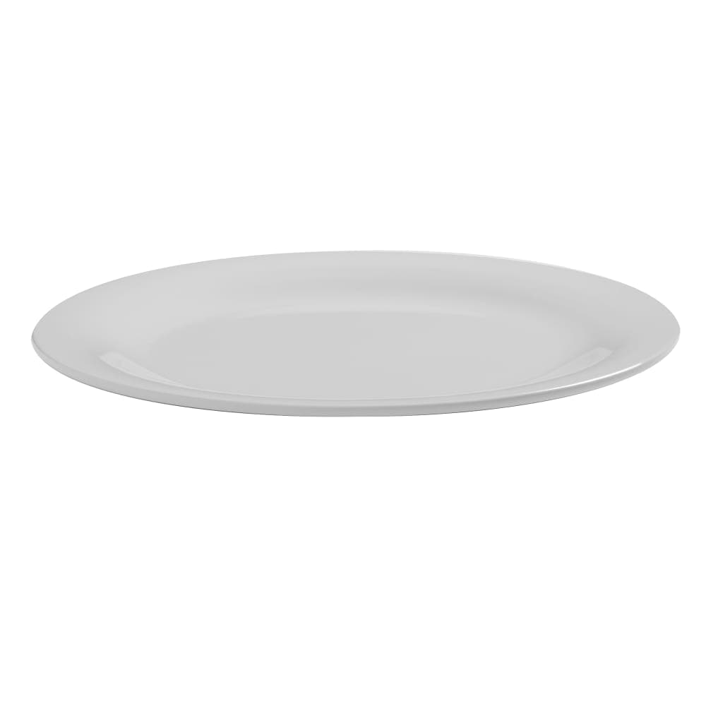 American Metalcraft DPW10WH 10" Round Melamine Jane Plate - White