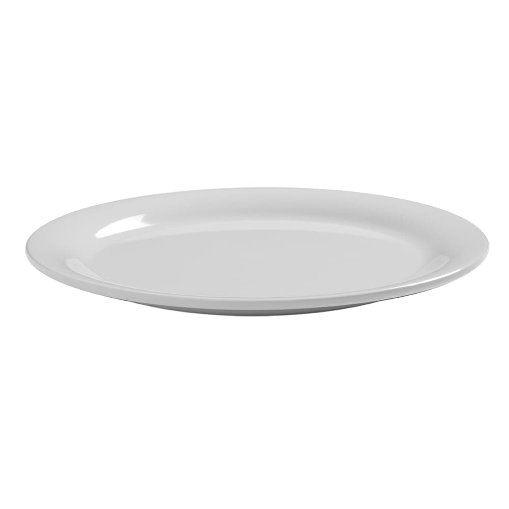 American Metalcraft DPW9WH 9" Round Melamine Jane Plate - White