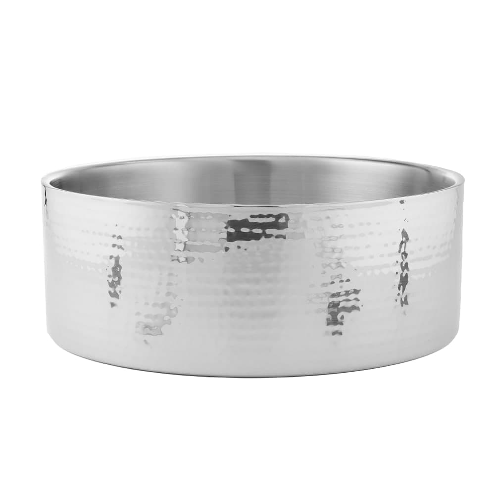 American Metalcraft DWBH14 338 oz Round Bowl - Hammered, Stainless