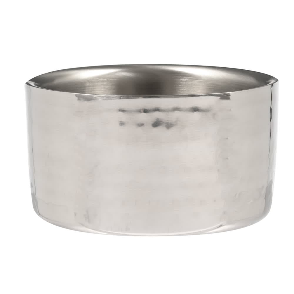 American Metalcraft DWBH4 17 oz Round Bowl - Hammered, Stainless