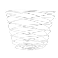 American Metalcraft FRUB9 7" Round Wire Basket, Black thumbnail 5