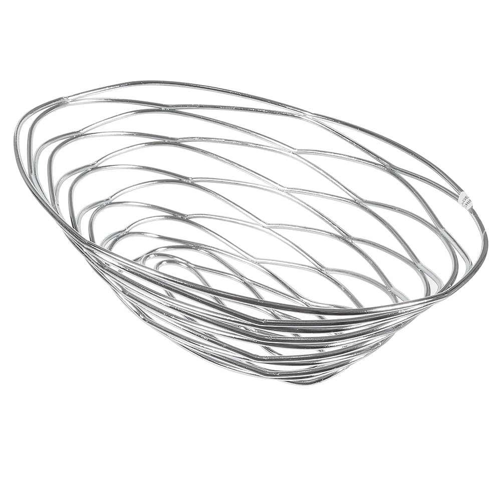 American Metalcraft FRUC16 Oval Wire Basket, Chrome