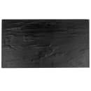 American Metalcraft FSLT08 14 3/4" x 8 1/4" Rectangular Endurance Platter - Melamine, Faux Slate thumbnail 2