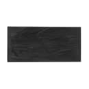 American Metalcraft FSLT18 18" x 8 1/2" Rectangular Endurance Platter -  Melamine, Faux Slate thumbnail 2