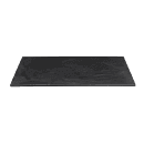 American Metalcraft FSLT18 18" x 8 1/2" Rectangular Endurance Platter -  Melamine, Faux Slate thumbnail 3