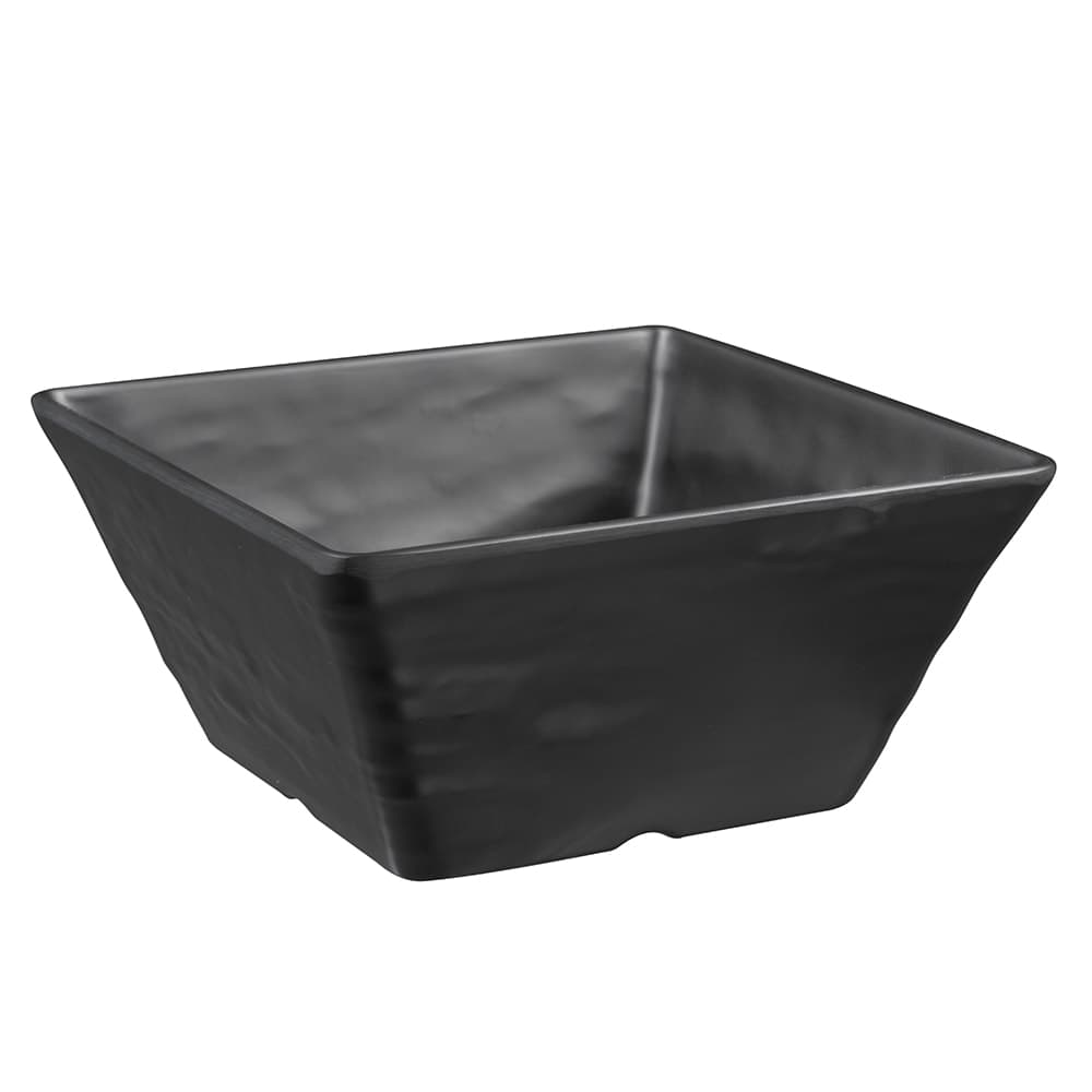 American Metalcraft FSMEL73 58 oz Square Melamine Serving Bowl, Black
