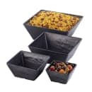 American Metalcraft FSMEL73 58 oz Square Melamine Serving Bowl, Black thumbnail 5