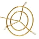 American Metalcraft GCS37 6" Check Spindle - Brass, Gold thumbnail 3