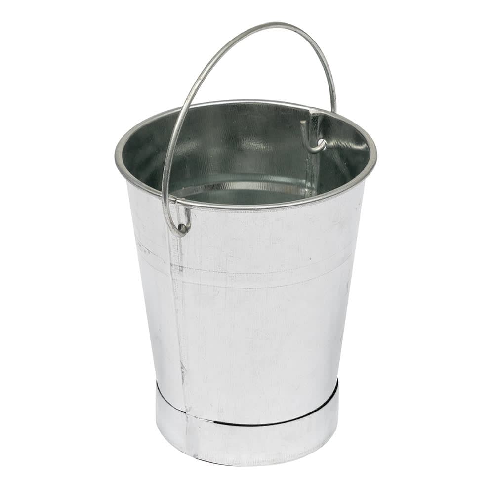 American Metalcraft GP3 3 1/2" Tabletop Serving Pail, Galvanized