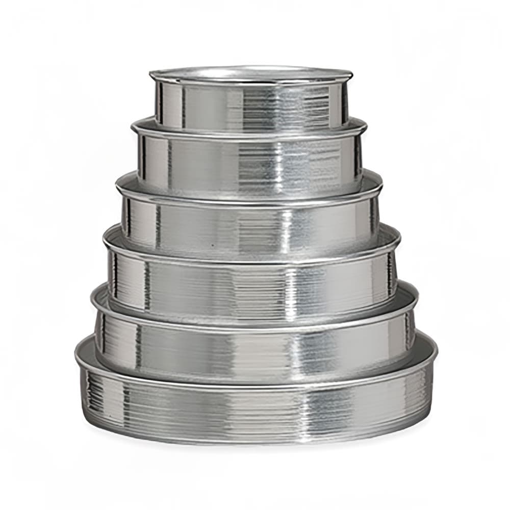 American Metalcraft HA80012 6 Piece Cake Pan Set, Straight Sided, Aluminum