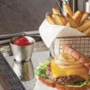 American Metalcraft HAMSC3 1 1/2 oz Sauce Cup - Hammered-Finish Stainless thumbnail 6