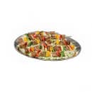 American Metalcraft HMOV1418 14 1/2" Oval Bowl, Hammered, Stainless thumbnail 2