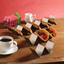 American Metalcraft HTSH5 Taco Holder - 2" x 13 1/4" x 2" Stainless thumbnail 2