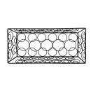 American Metalcraft LDLB2613 13" Rectangular Basket, Black thumbnail 3