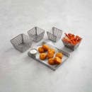 American Metalcraft LFRY43 Rectangular Fry Basket - 4 1/8" x 3 3/8" x 3, Stainless Steel thumbnail 2