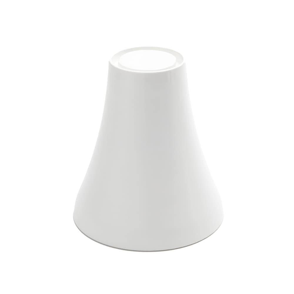 American Metalcraft LFTW67 6 1/2" Round Pedestal - 7 1/8"H, Melamine, White