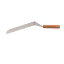 American Metalcraft LT14P 14" Turner w/ Perforated Round Blade, 3x8", Wood/Stainless thumbnail 6