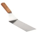 American Metalcraft LT14ST 14" Turner w/ Straight Blade, 3x8", Wood/Stainless thumbnail 2